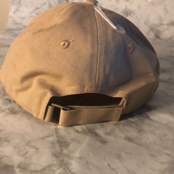 MICHAEL KORS Baseball Hat tan MK Logo Baseball Cap Tan Embroidered Logo - Picture 6 of 8